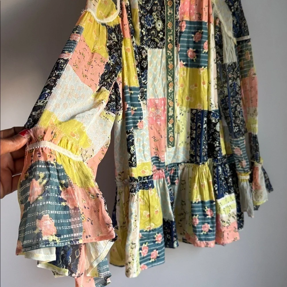 NEW Free People Patch Made In Heaven Dress Small
